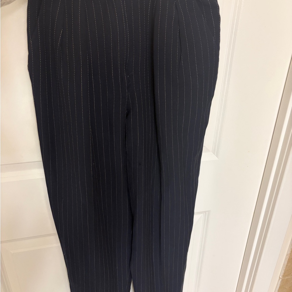 Ralph Lauren Petite Dark Wool Trousers